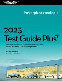 Enlarge image Cover: 2023 Powerplant Mechanic Test Guide Plus - Aviation Supplies & Academics