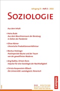 Cover: Soziologie 03/2022 - Campus Verlag Digital