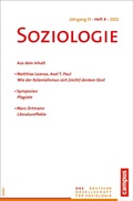 Cover: Soziologie 04/2022 - Campus Verlag Digital