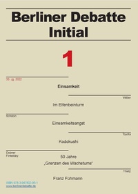 Enlarge image Cover: Einsamkeit - WeltTrends