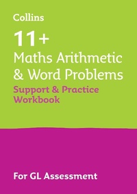 Enlarge image Cover: 11+ Maths Arithmetic and Word Problems Support and Practice Workbook - Collins