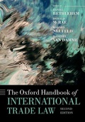Cover: The Oxford Handbook of International Trade Law - Oxford University Press