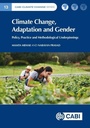 Cover: Climate Change, Adaptation and Gender - CABI Publishing