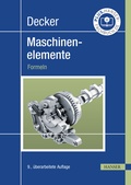 Cover: Decker Maschinenelemente - Hanser