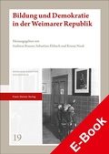 Bild: Bildung und Demokratie in der Weimarer Republik - Franz Steiner Verlag