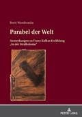 Cover: Parabel der Welt - Peter Lang Verlag