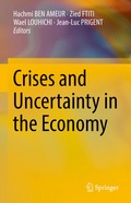 Cover: Crises and Uncertainty in the Economy - Springer
