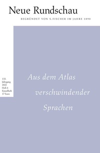 Abbildung von: Neue Rundschau 2022/4 - S. Fischer