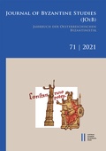 Cover: Journal of Byzantine Studies, Vol. 71/2021 / Jahrbuch der &Ouml;sterreichischen Byzantinistik, Band 71/2021 - Verlag der &ouml;sterreichischen Akademie der Wissenschaften