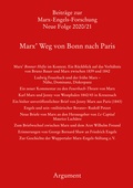 Cover: Marx' Weg von Bonn nach Paris - Argument Verlag mit Ariadne
