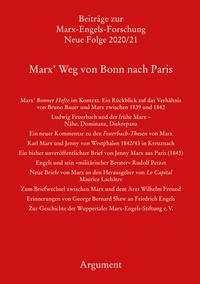 Abbildung von: Marx' Weg von Bonn nach Paris - Argument Verlag mit Ariadne