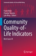 Cover: Community Quality-of-Life Indicators - Springer