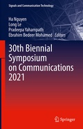 Cover: 30th Biennial Symposium on Communications 2021 - Springer