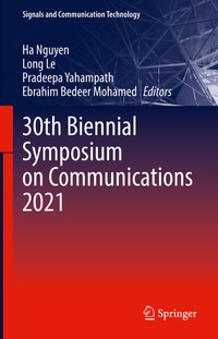 Enlarge image Cover: 30th Biennial Symposium on Communications 2021 - Springer