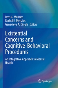 Enlarge image Cover: Existential Concerns and Cognitive-Behavioral Procedures - Springer