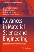 Cover: Advances in Material Science and Engineering - Springer