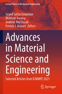 Enlarge image Cover: Advances in Material Science and Engineering - Springer