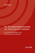 Cover: Die Nichtigkeitsbeschwerde zur Wahrung des Gesetzes - Manz