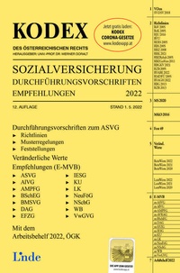 Abbildung von: KODEX Sozialversicherung 2022, Band III - Linde