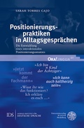 Cover: Positionierungspraktiken in Alltagsgespr&auml;chen - Universit&auml;tsverlag Winter