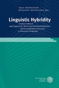 Cover: Linguistic Hybridity - Universit&auml;tsverlag Winter