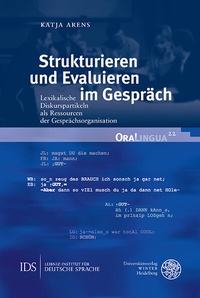 Abbildung von: Strukturieren und Evaluieren im Gespräch - Universitätsverlag Winter