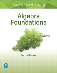 Abbildung von: Algebra Foundations - Pearson
