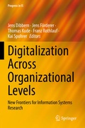 Cover: Digitalization Across Organizational Levels - Springer