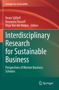 Cover: Interdisciplinary Research for Sustainable Business - Springer