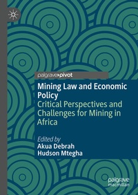 Abbildung von: Mining Law and Economic Policy - Palgrave Macmillan