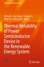 Cover: Thermal Reliability of Power Semiconductor Device in the Renewable Energy System - Springer