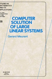 Abbildung von: Computer Solution of Large Linear Systems: Volume 28 - North-Holland