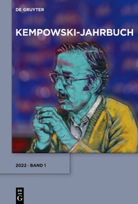 Abbildung von: Kempowski-Jahrbuch / 2022 - De Gruyter