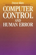 Cover: Computer Control and Human Error - Gulf Professional Publishing