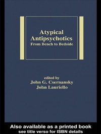 Enlarge image Cover: Atypical Antipsychotics - CRC Press