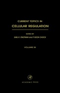 Cover: Current Topics in Cellular Regulation - Academic Press