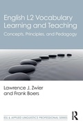 Cover: English L2 Vocabulary Learning and Teaching - Routledge