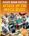 Cover: Escape Room Puzzles: Attack of the Mega Bugs - Kingfisher