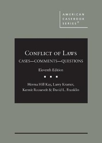 Enlarge image Cover: Conflict of Laws - West Academic Press
