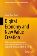 Cover: Digital Economy and New Value Creation - Springer