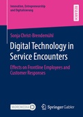 Cover: Digital Technology in Service Encounters - Springer Gabler