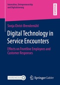 Cover: Digital Technology in Service Encounters - Springer Gabler