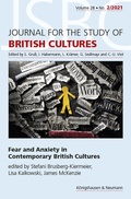 Cover: Fear and Anxiety in Contemporary British Cultures - K&ouml;nigshausen & Neumann