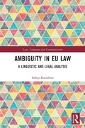 Bild: Ambiguity in EU Law - Routledge