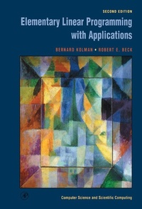 Enlarge image Cover: Elementary Linear Programming with Applications - Academic Press