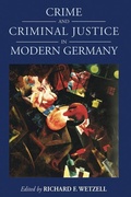 Cover: Crime and Criminal Justice in Modern Germany - Berghahn Books
