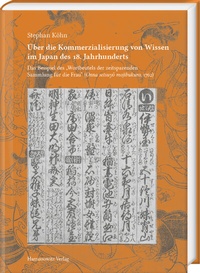 Abbildung von: Über die Kommerzialisierung von Wissen im Japan des 18. Jahrhunderts - Harrassowitz Verlag