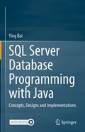 Cover: SQL Server Database Programming with Java - Springer