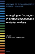 Cover: Emerging Technologies in Protein and Genomic Material Analysis - Elsevier