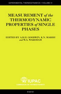 Abbildung von: Measurement of the Thermodynamic Properties of Single Phases: Volume VI - Elsevier